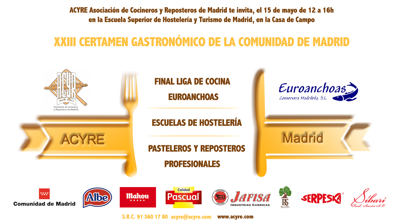 Invitación XXIII Certamen Gastronómico y Final Liga de Cocina ok
